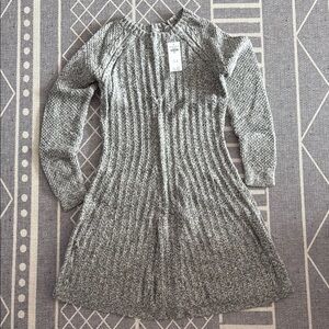 Hollister Gray Cable Knit Sweater